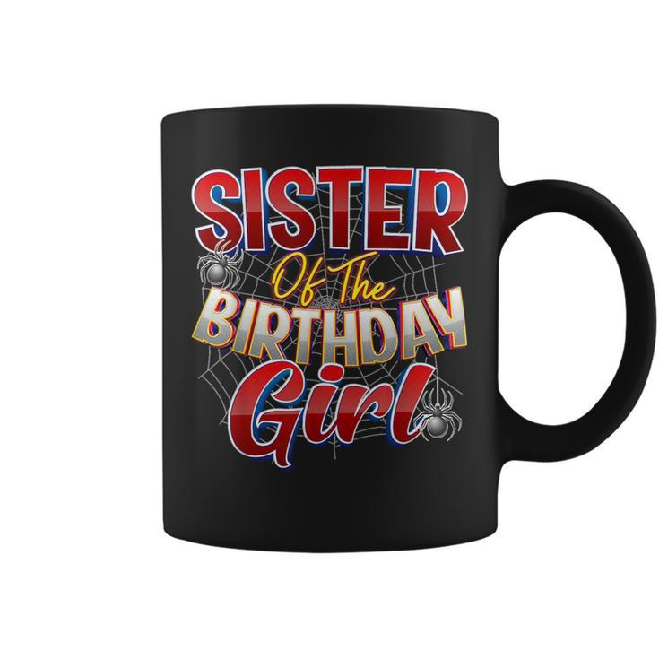 Spider Web Birthday Party Theme Sister Of The Birthday Girl Coffee Mug