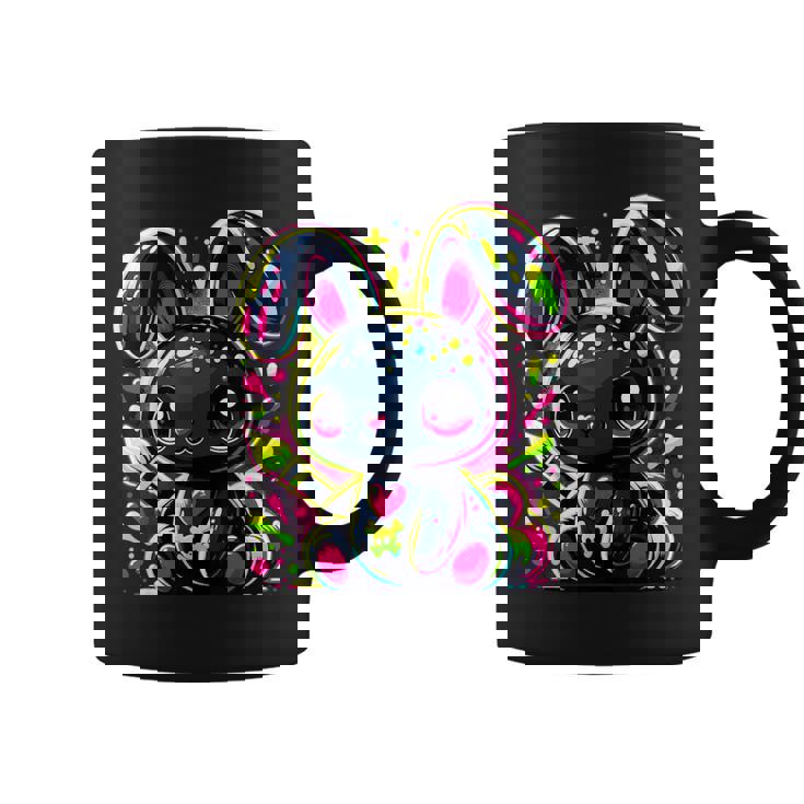 Splash Kawaii Conejito Gótico E-Girl Grunge Conejito Gótico Taza de café