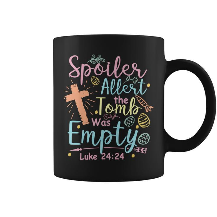 Spoiler Alert Tomb Empty Easter Religious Christian Bible Coffee Mug