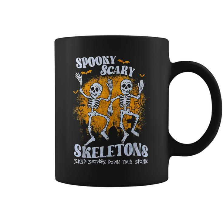Spooky Scary Skeletons Send Shivers Down Your Spine Coffee Mug