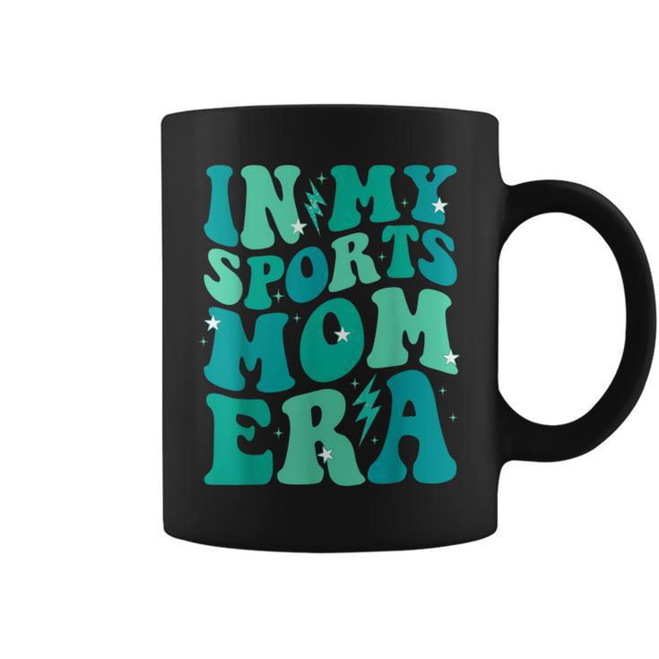 In My Sports Mom Era Groovy Mom Life Mama Happy Mother's Day Coffee Mug
