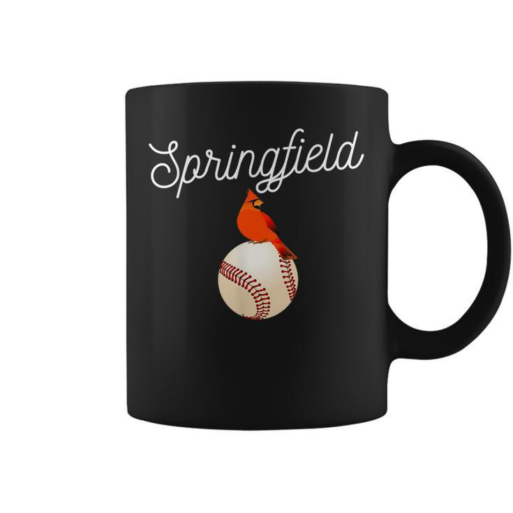 Springfield Red Cardinal For Baseball Lovers Coffee Mug