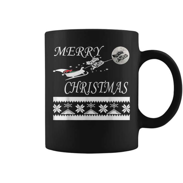 Sprint Car Racing Christmas T Dirt Track Cars Coffee Mug