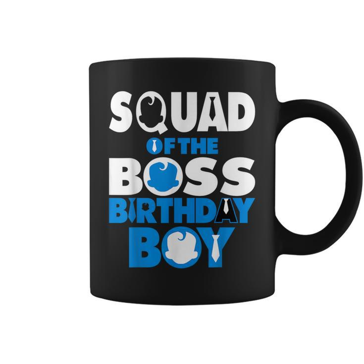 Squad Of The Boss Birthday Boy Baby Decorations Coffee Mug