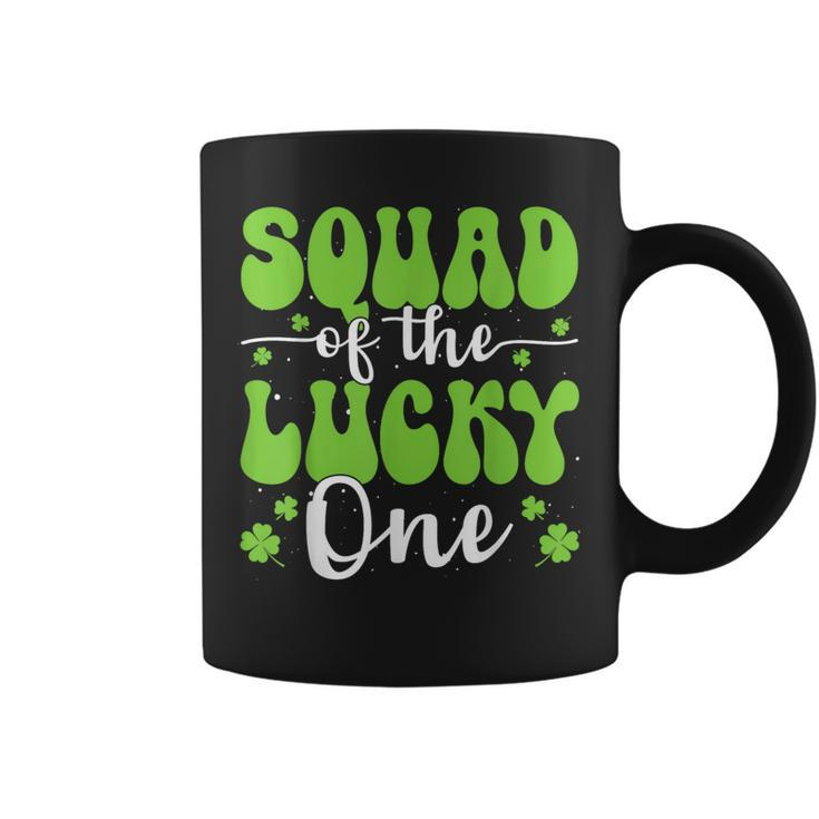 Squad Of The Lucky One First Birthday St Patrick's Day Coffee Mug