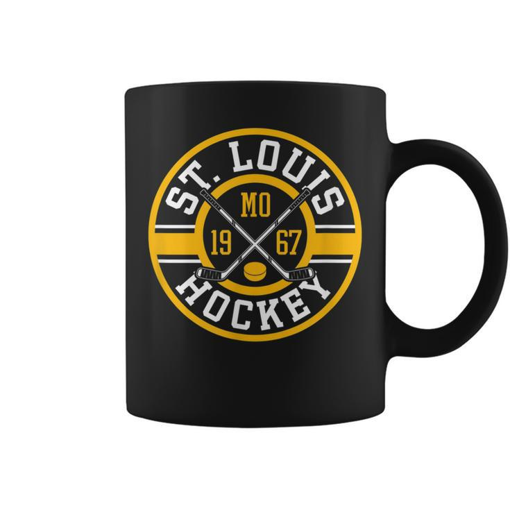 St Louis Missouri Mo Vintage Ice Hockey Sticks Stl Coffee Mug