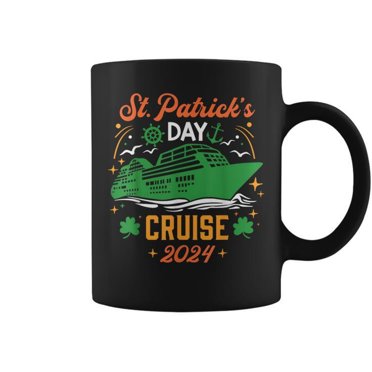St Patrick's Day Cruise 2024 Vacation Cruising Matching Coffee Mug
