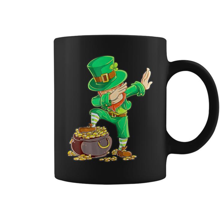 St Patrick's Day Dabbing Leprechaun Boys Dab Dance Coffee Mug