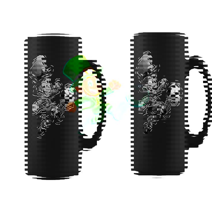 St Patrick's Day Irish Leprechaun Soccer Team Player Coffee Mug