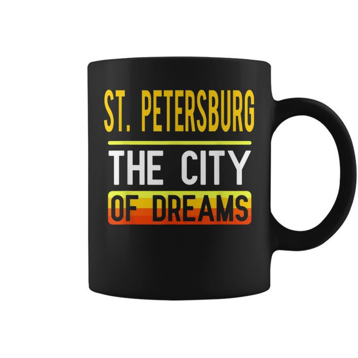St Petersburg The City Of Dreams Florida Souvenir Coffee Mug