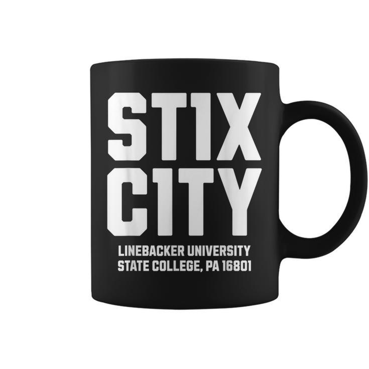 St1x C1ty Stix City Number 11 Number Eleven College Football Coffee Mug