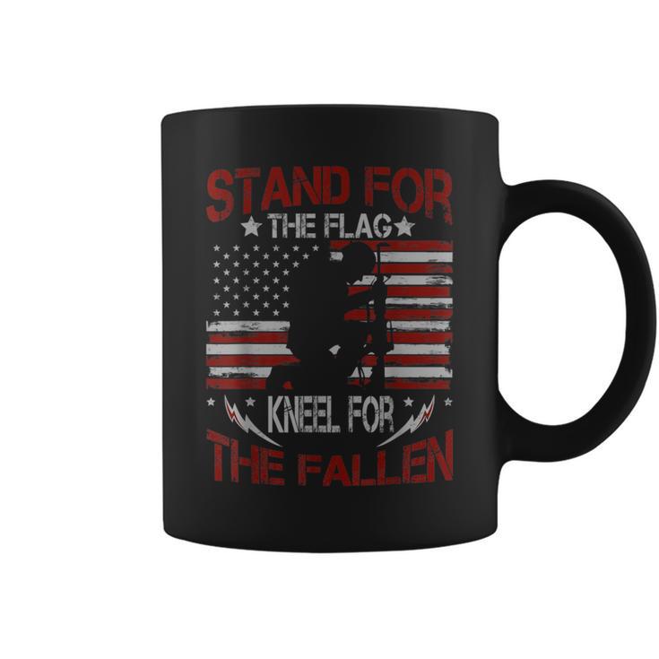 Stand For The Flag Kneel For The Fallen Veterans Day Coffee Mug