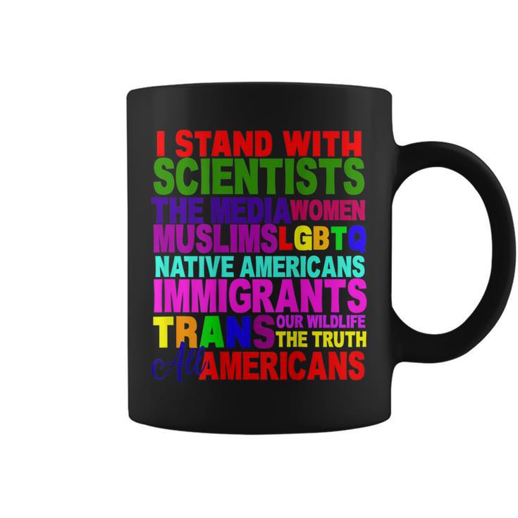 I Stand With Persist Resist Protest March America Usa Coffee Mug