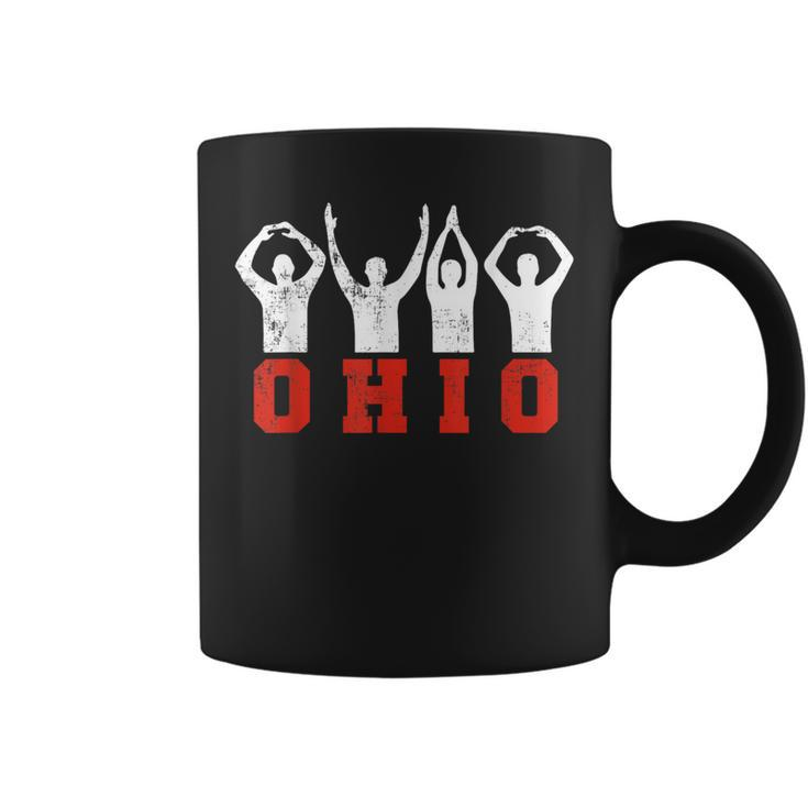 State Of Ohio Ohioan Oh Trendy Distressed Coffee Mug