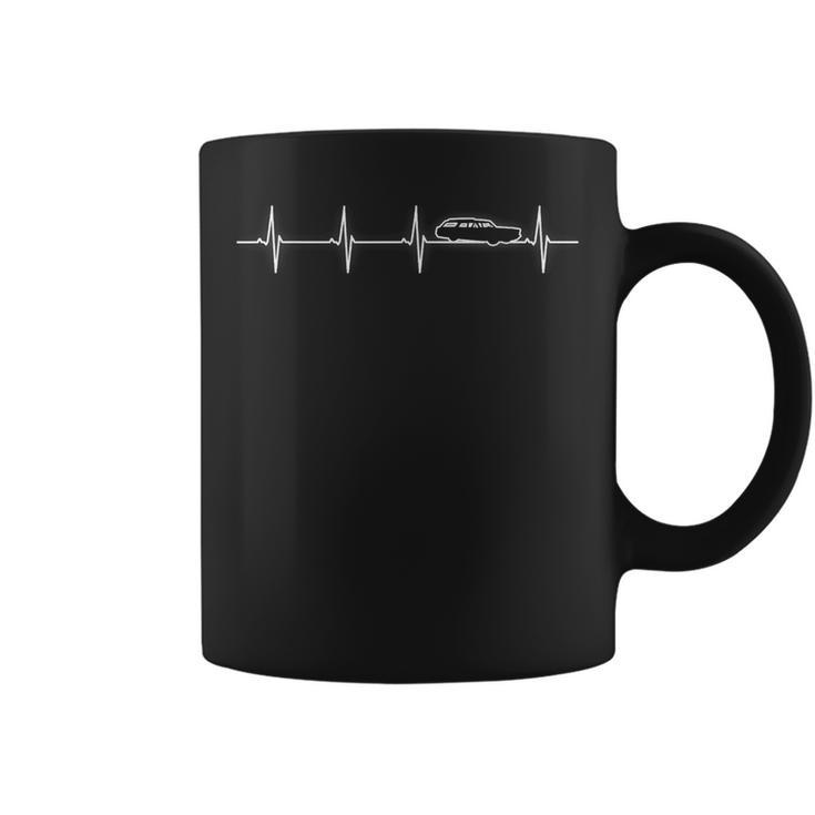 Station Wagon Heartbeat Coffee Mug