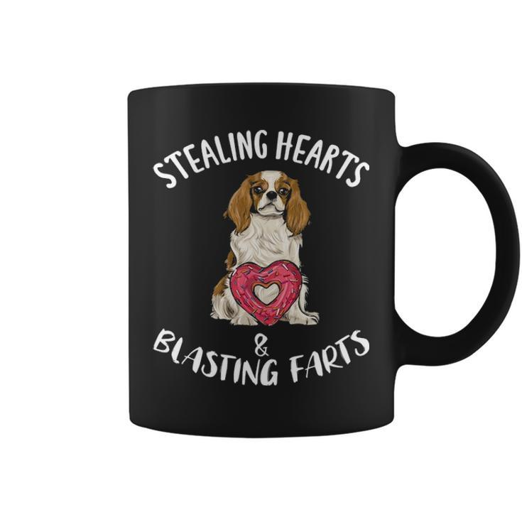 Stealing Hearts Blasting Farts Cavalier King Charles Spaniel Coffee Mug