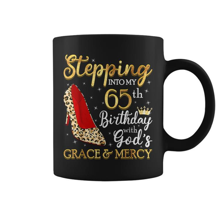 Stepping Into My 65Th Birthday With God's Grace & Mercy Coffee Mug