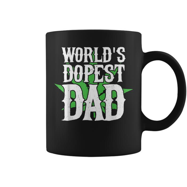 Stoner Dad For Weed Cbd Lovers World's Dopest Dad Coffee Mug