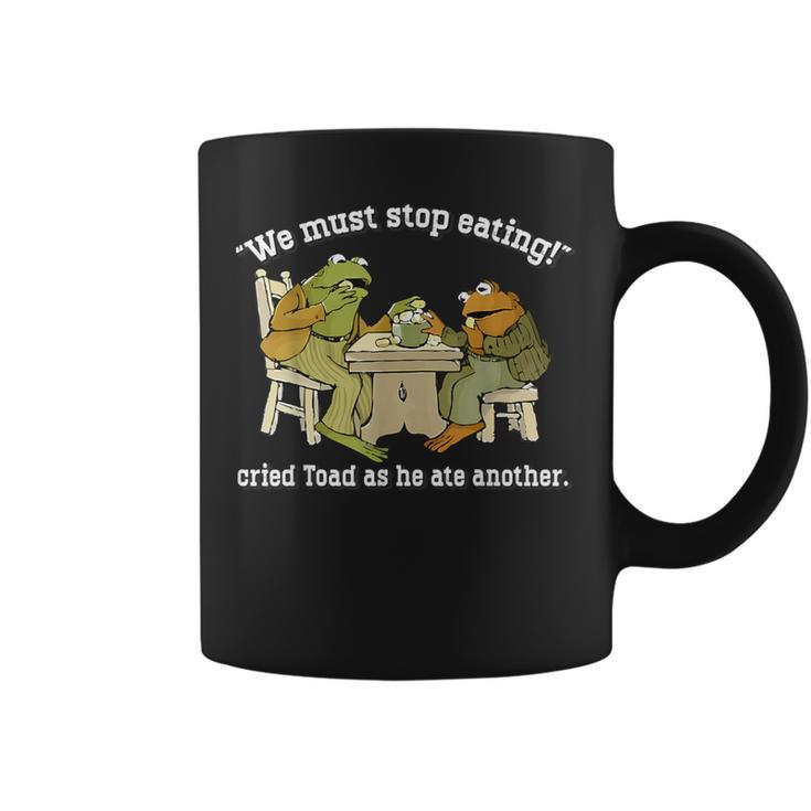 We Must Stop Eating Cried Toad As He Ate Another Frog Meme Coffee Mug