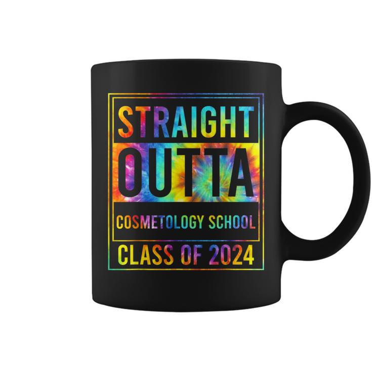 Straight Outta Cosmetology School Graduation Idea Class 2024 Coffee Mug