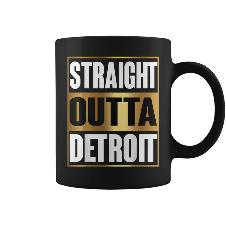 Straight Outta Detroit Michigan Coffee Mug