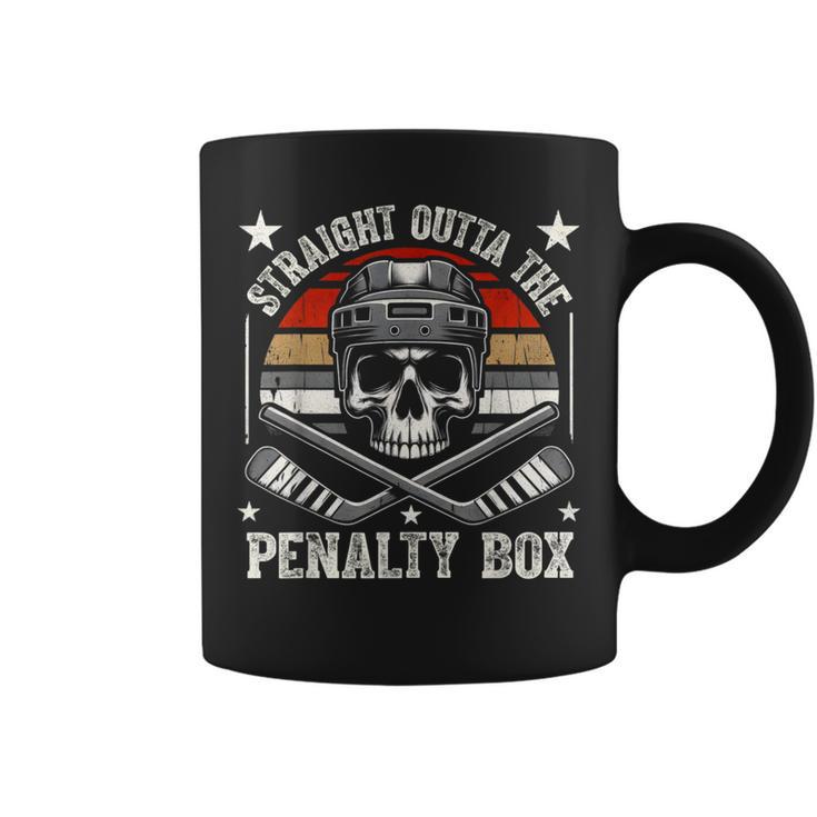 Straight Outta The Penalty Box Hockey Player Fan Lover Coffee Mug