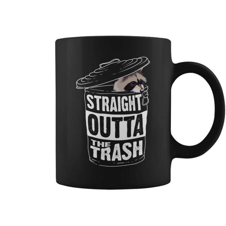 Straight Outta The Trash Cool Trash Panda Coffee Mug