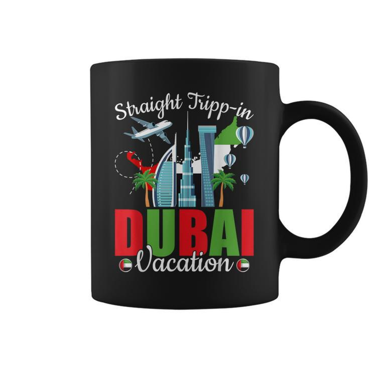 Straight Tripp-In Dubai Group Vacation Matching Crew Coffee Mug