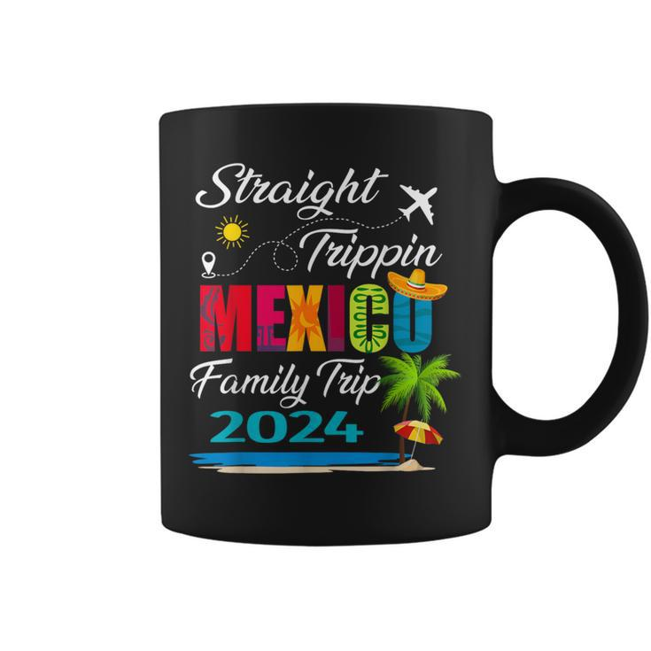 Straight Trippin' 2024 Family Vacation Trip Mexico Matching Coffee Mug