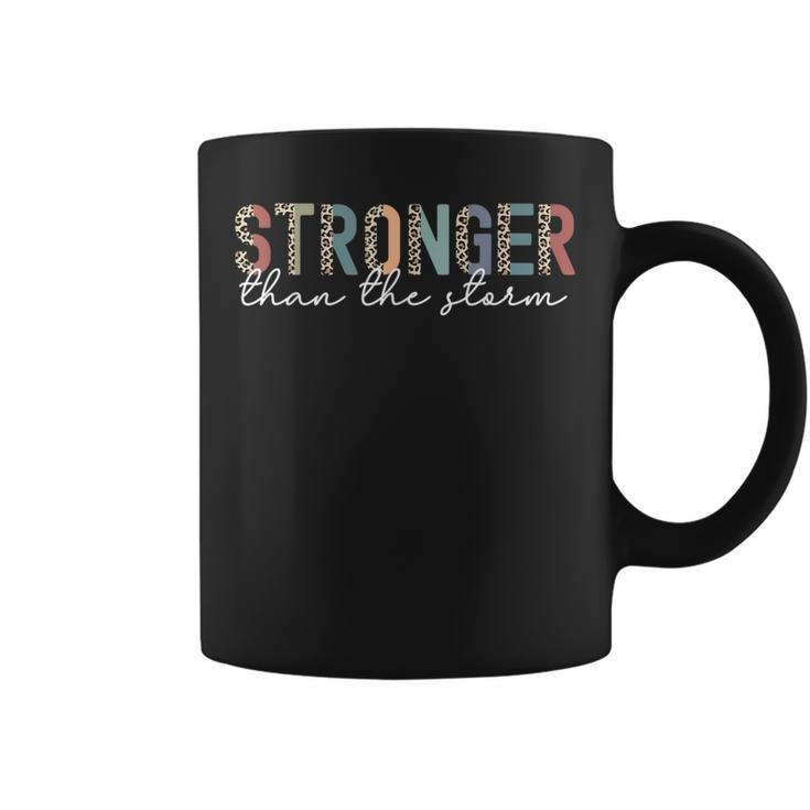Stronger Than The Storm Women's Day Woman Inspirational Coffee Mug