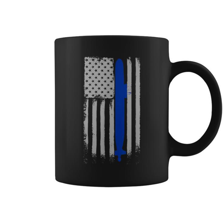 Submarine Usa Flag For Submariner Coffee Mug