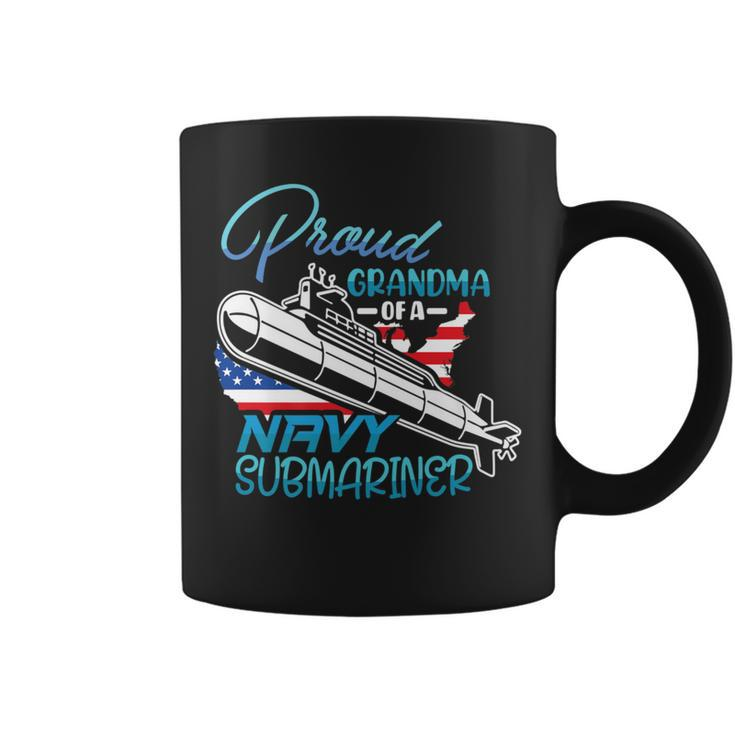 Submariner Submarines Veteran Grandma Of A Navy Submariner Coffee Mug