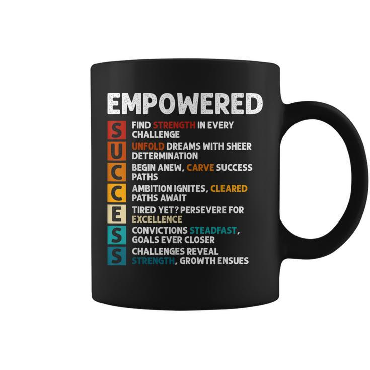 Success Definition Motivational Quote Affirmations Coffee Mug
