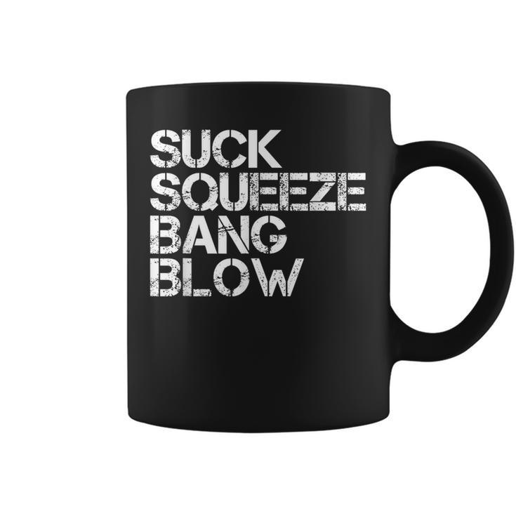 Suck Squeeze Bang Blow Mechanic Car Piston Engine Coffee Mug
