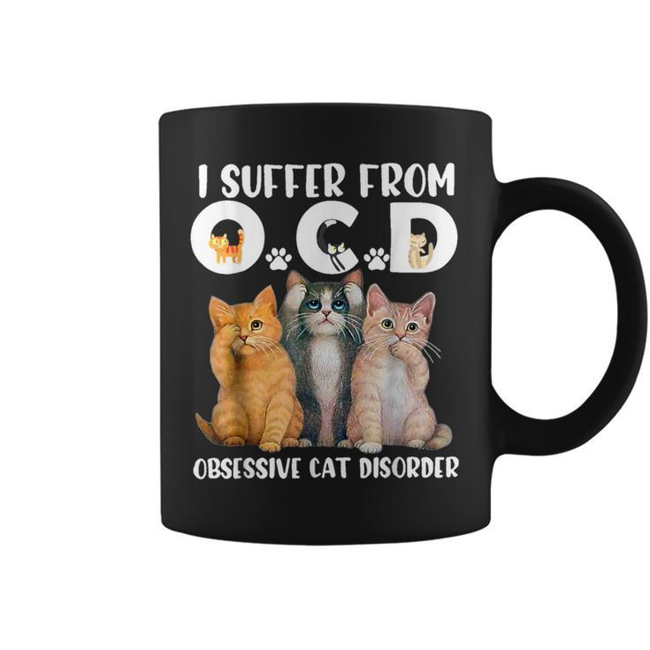 I Suffer From Obsessive Cat Disorder Pet Lovers Coffee Mug