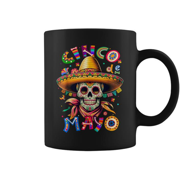 Sugar Skull Cinco De Mayo For Mexican Party Coffee Mug
