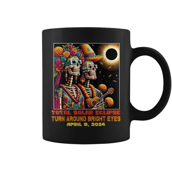 Sugar Skull Total Solar Eclipse Turn Around Bright Eyes Coffee Mug