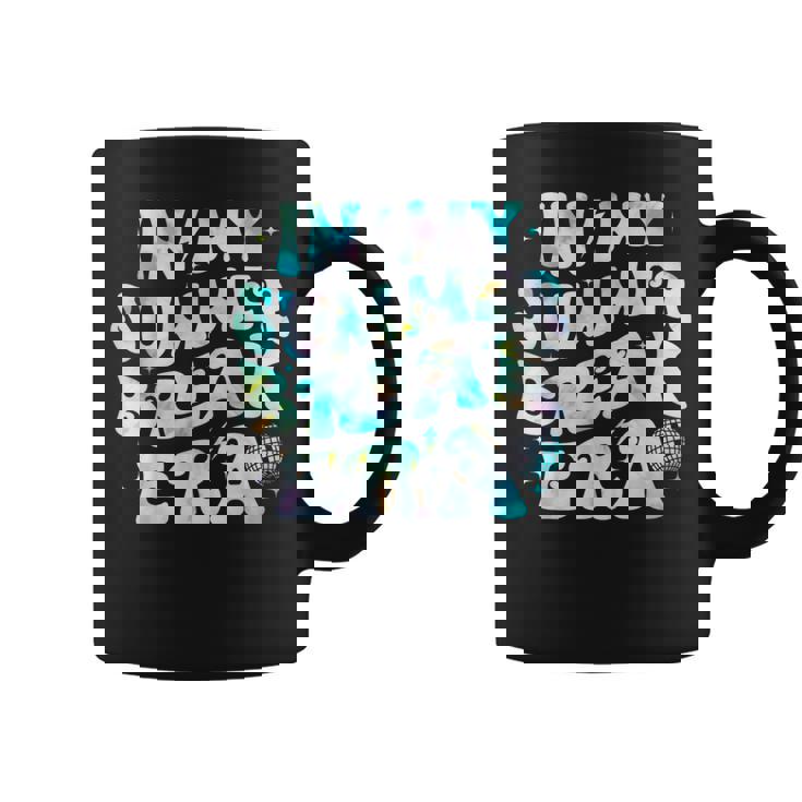 In My Summer Break Era Groovy Teacher Summer Break Vacation Coffee Mug