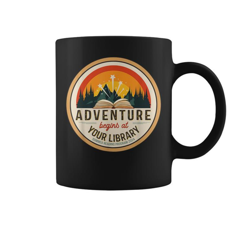 Summer Reading Program 2024 Adventure Begins At Your Library Coffee Mug