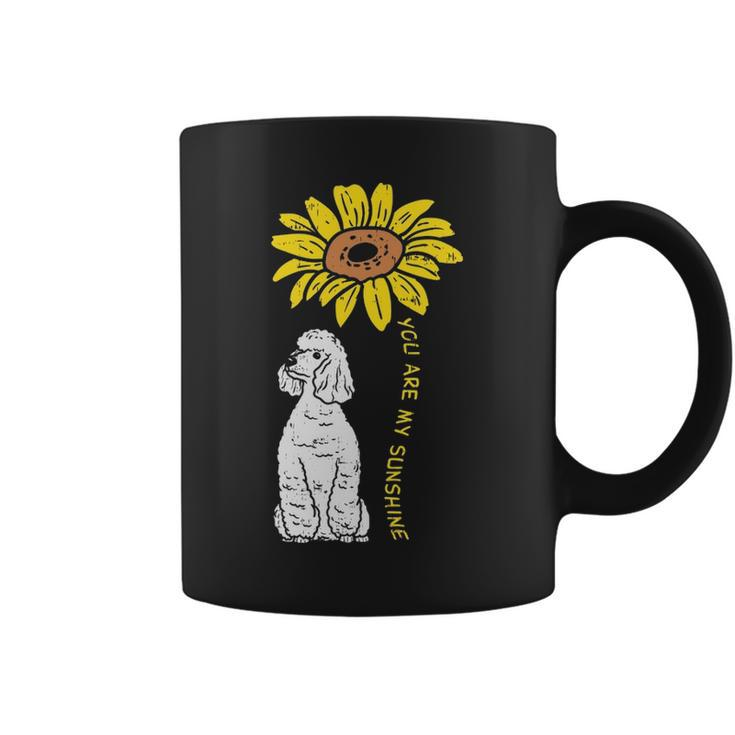 Sunflower Sunshine Poodle Dog Lover Owner Coffee Mug