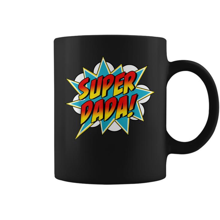 Super Dada Comic Book Superhero Father's Day Coffee Mug