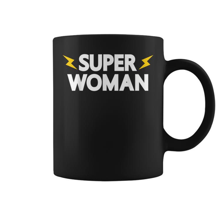 Super Woman Mother's Day Costume Mom Grandma Ladies Coffee Mug