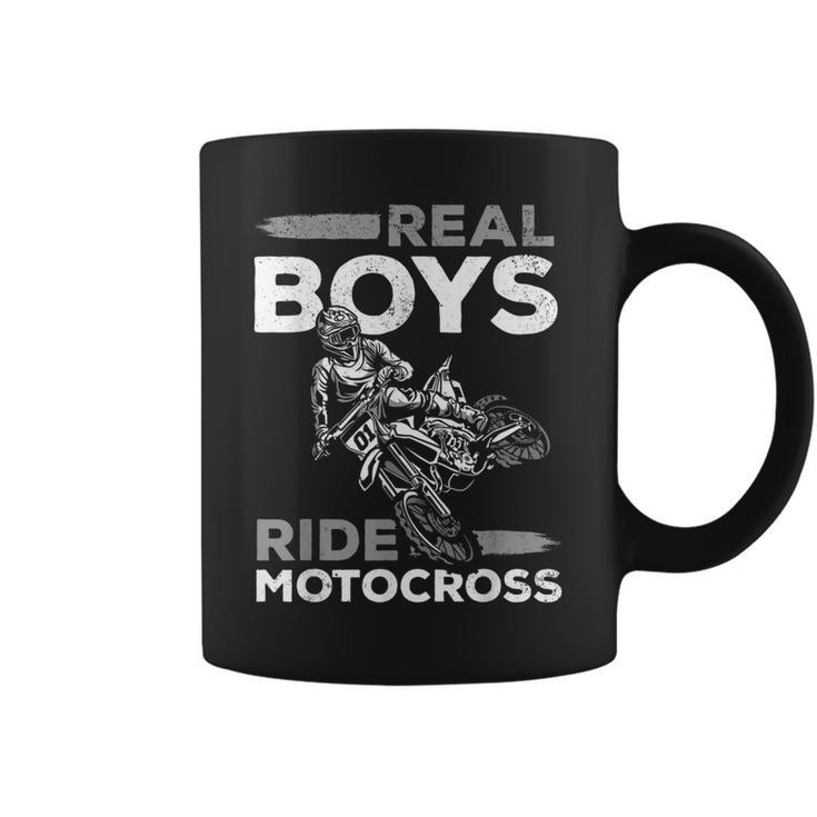 Supercross Dirt Bike Motorcycle Real Boys Ride Motocross Coffee Mug