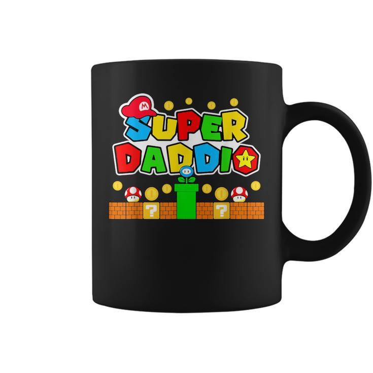 Superdaddio Gamer Dad Fathers Day Video Game Lover Coffee Mug
