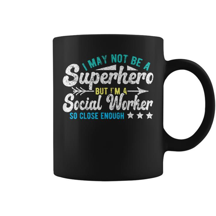 Superhero & Social Worker Coffee Mug