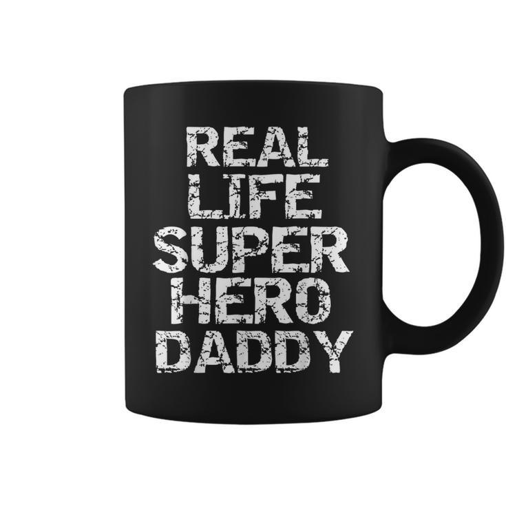 Superhero Father's Day Men's Real Life Super Hero Daddy Coffee Mug