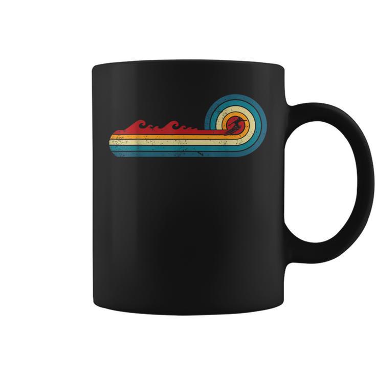 Surfer Vintage Wave Retro Surfing Surf Beach Surfboard Coffee Mug