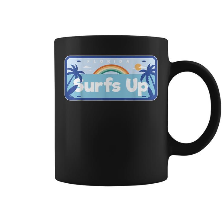 Surfing Surfboard Waves Beach Lifestyle Sport Coffee Mug