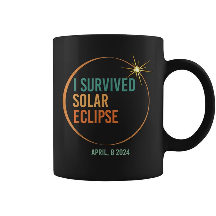I Survived Solar Eclipse April 8 2024 Totality Coffee Mug