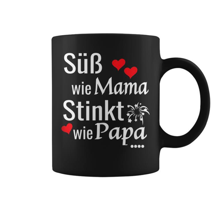 Süß Wie Mama Stinkt Wie Papa Eltern Kinder Mutterater Tassen